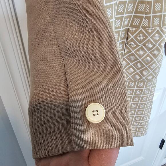 Vintage 60s Contima Shift Dress Womens Medium Brown Mod Twee ALine Preppy Pinup - Picture 7 of 13